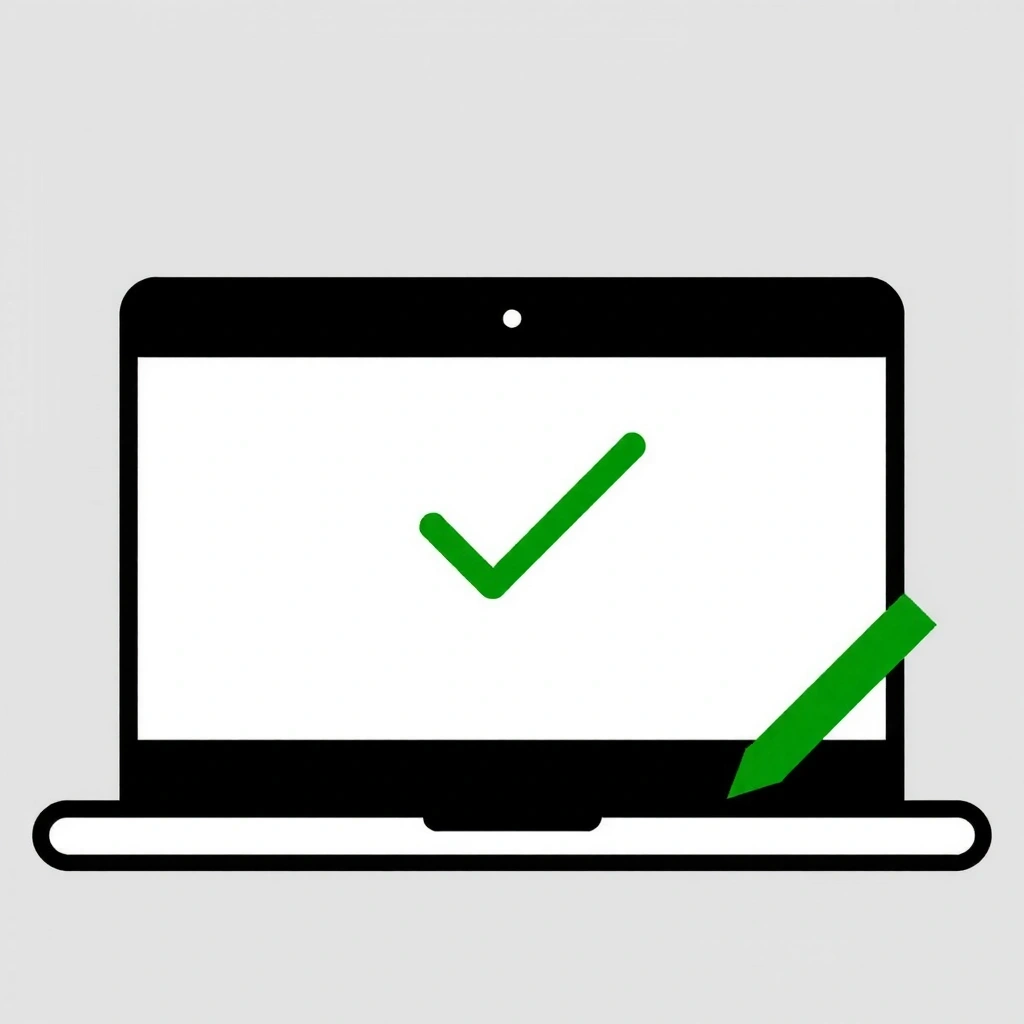 Ikona laptopa symbolizująca wygodę konsultacji online